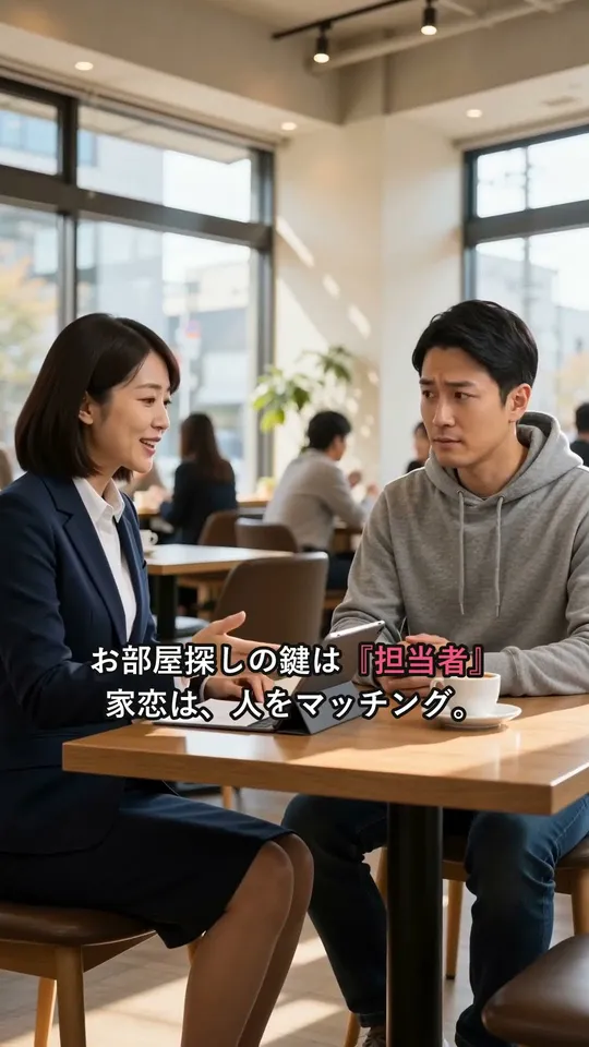 家恋CM：お部屋探しの鍵は担当者
