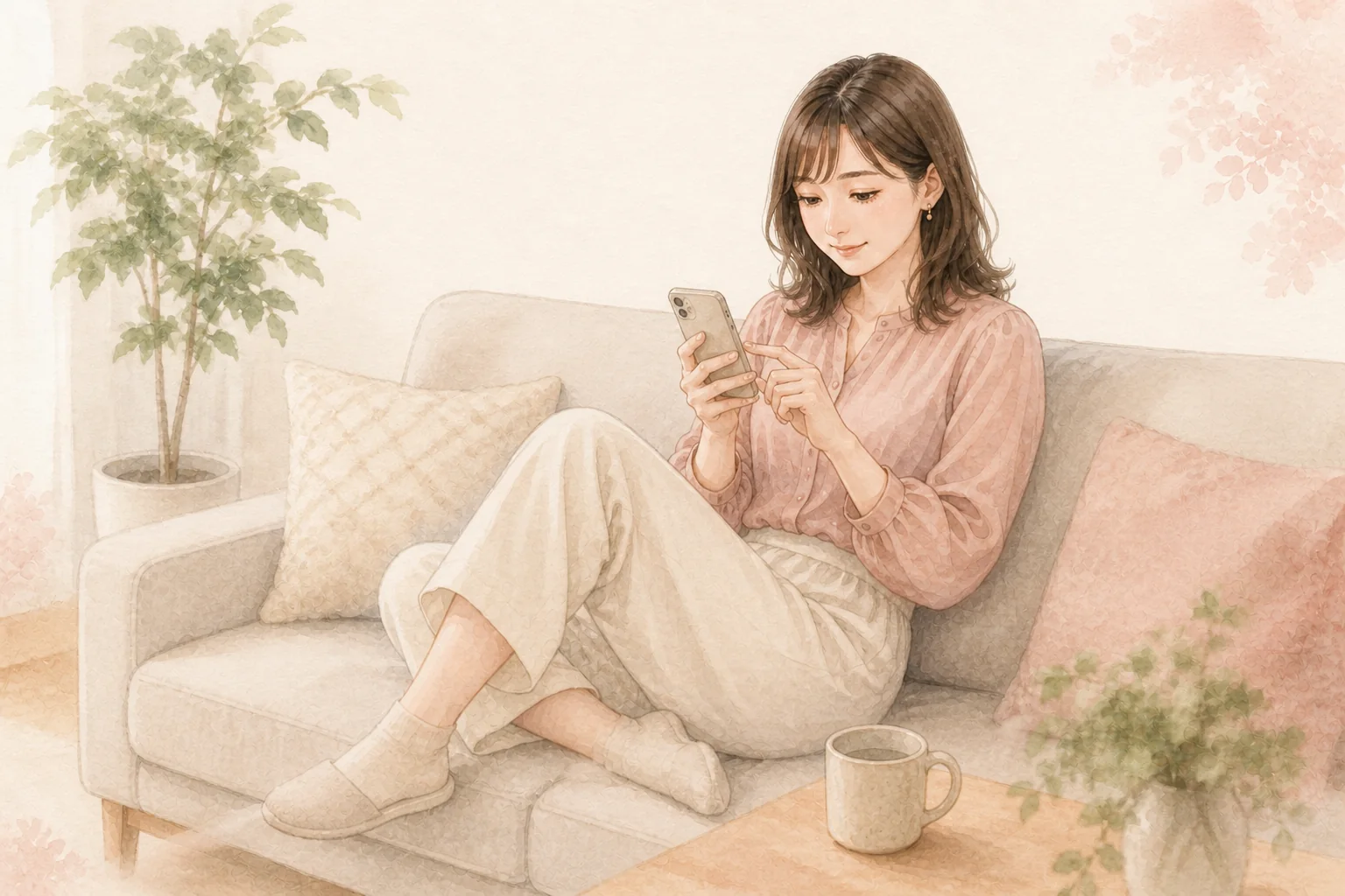STEP1 かんたんな質問に答えて希望条件を投稿するイラスト